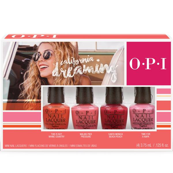 OPI California Dreaming 4-pack Mini in the group Product Cemetery at Nails, Body & Beauty (5360)