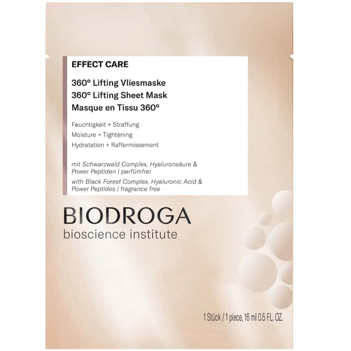 Biodroga Effect Care 360� Lifting Sheet Mask in the group Biodroga / face Masks at Nails, Body & Beauty (70036)
