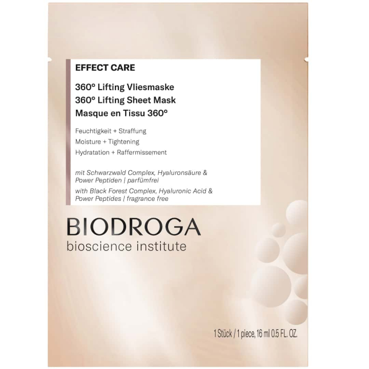 Biodroga Effect Care 360° Lifting Sheet Mask in the group Biodroga / face Masks at Nails, Body & Beauty (70036)