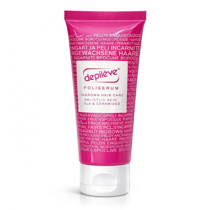 Depileve Foliserum for ingrown hairs with salicylic acid exfoliating skin after shaving and waxing