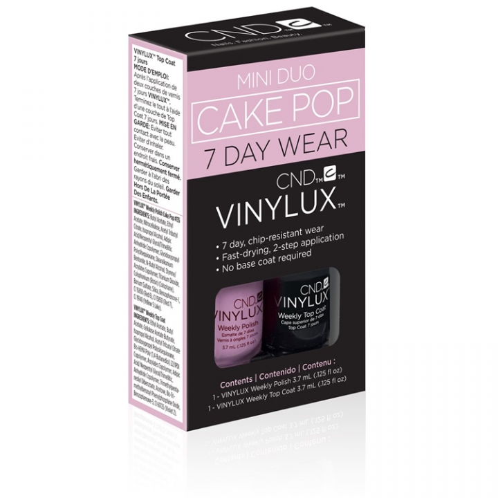 CND Vinylux No.135 Cake Pop Mini Duo in the group CND / Vinylux Nail Polish / Other Shades at Nails, Body & Beauty (91639)