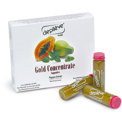 Depileve Gold Concentrate Ampoules in the group Product Cemetery at Nails, Body & Beauty (94)