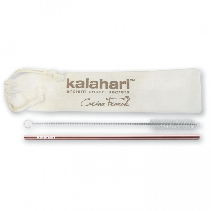 Kalahari Eco Stainless Steel Straw Set in the group Product Cemetery at Nails, Body & Beauty (9574)