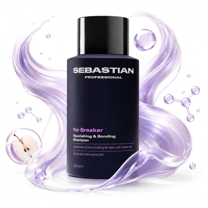 Sebastian Professional No Breaker Nourishing & Bonding Shampoo 280 ml for fragile, stressed and damaged hair