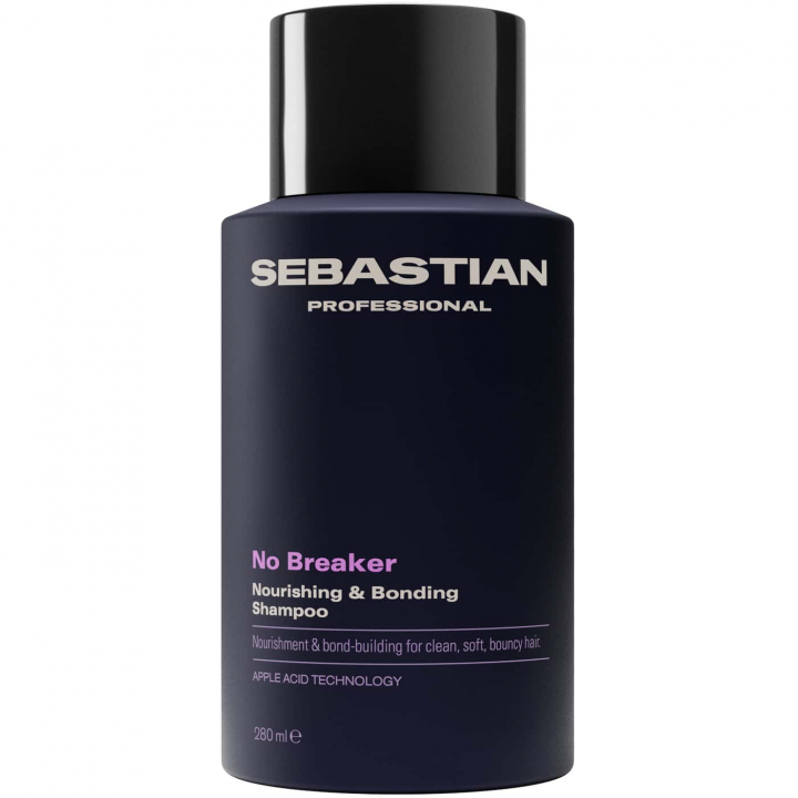 Sebastian No Breaker Bonding Shampoo 280 ml Sebastian Professional No Breaker Nourishing & Bonding Shampoo 280 ml for fragile, stressed and damaged hair