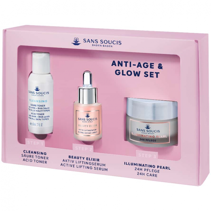 Sans Soucis Anti-Age & Glow Set in the group Sans Soucis / Face Care / Illuminating Pearl at Nails, Body & Beauty (CS25505)