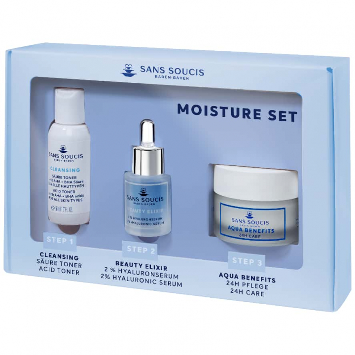 Sans Soucis Moisture Set in the group Sans Soucis / Face Care / Beauty Elixir at Nails, Body & Beauty (CS25506)