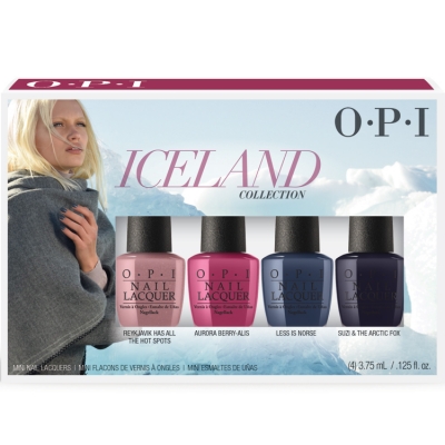 OPI Iceland 4-pack Minis in the group OPI / Nail Polish / Iceland at Nails, Body & Beauty (DCI28)
