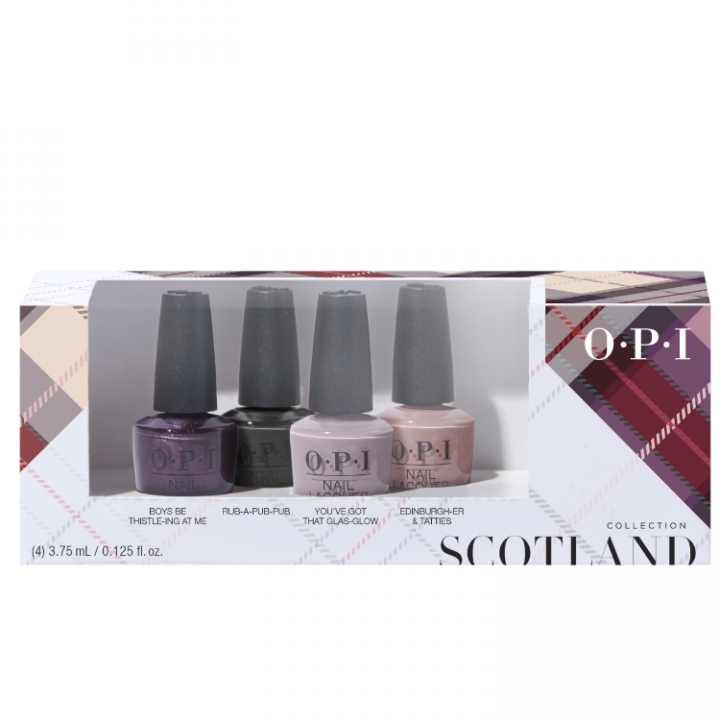 OPI Scotland 4-pack Mini in the group OPI / Nail Polish / Scotland at Nails, Body & Beauty (DCU01)