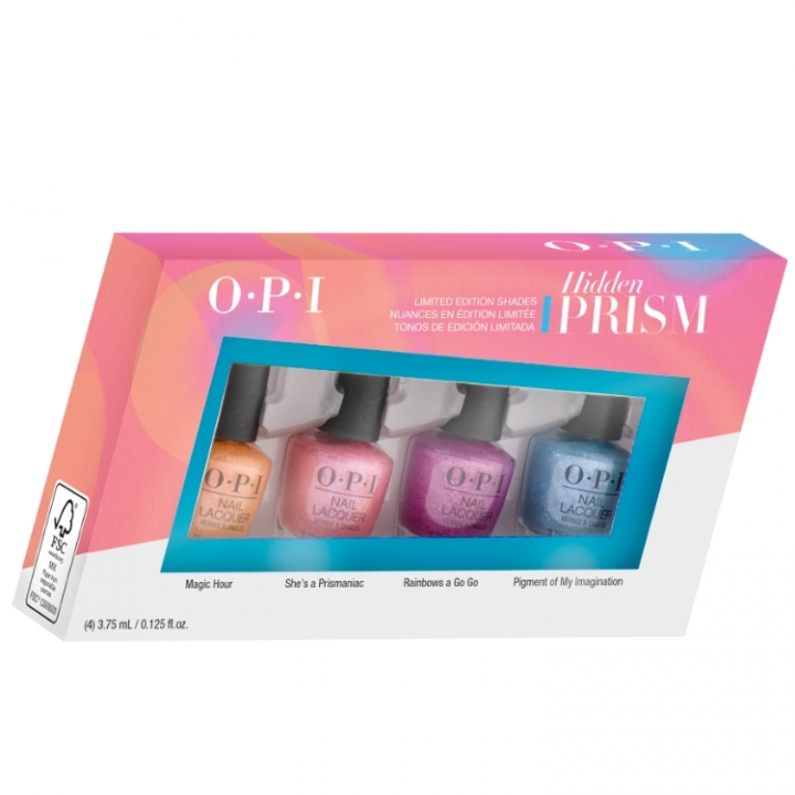 OPI Hidden Prism 4-pack Mini in the group OPI / Nail Polish / Hidden Prism at Nails, Body & Beauty (DDSR1)