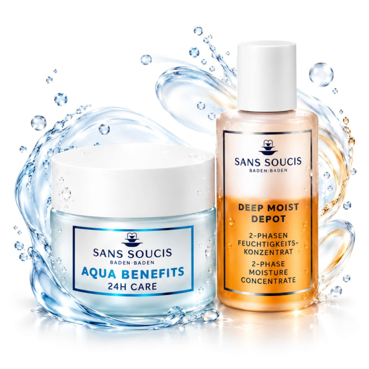 Sans Soucis Deep Moist Set in the group Sans Soucis / Face Care / Moisture at Nails, Body & Beauty (Deep_Moit_set)