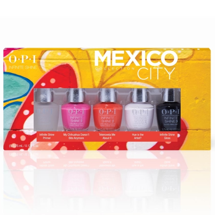 OPI Mexico City Infinite Shine 5-pack Mini in the group OPI / Infinite Shine Nail Polish / Mexico City at Nails, Body & Beauty (ISDM1)