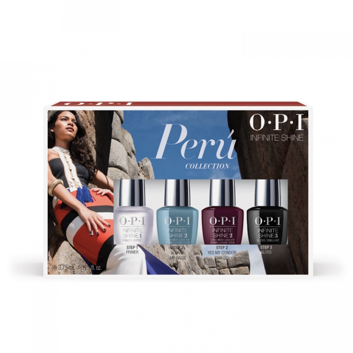 OPI Peru Infinite Shine 4-pack Minis in the group OPI / Infinite Shine Nail Polish / Peru at Nails, Body & Beauty (ISDP1)