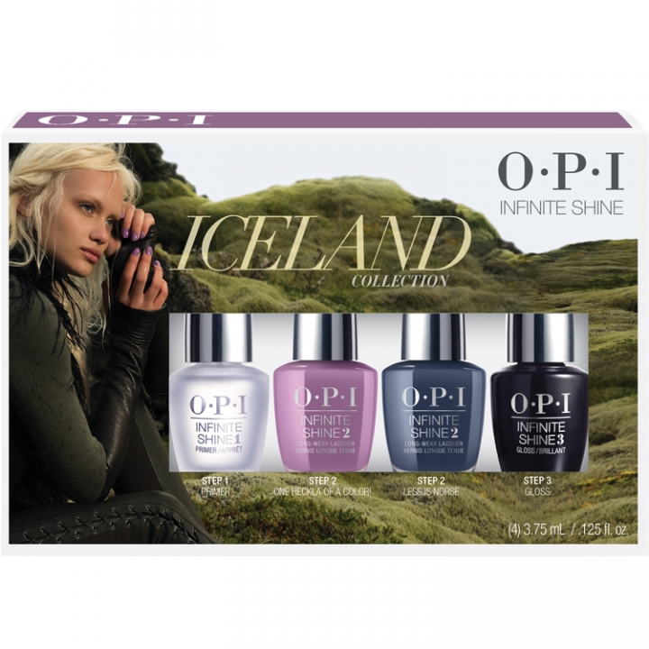 OPI Iceland Infinite Shine 4-pack Mini in the group OPI / Infinite Shine Nail Polish / Iceland at Nails, Body & Beauty (ISL17)