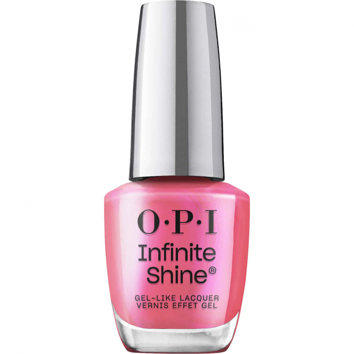 pink nail polish opi infinite shine pearlescent finish