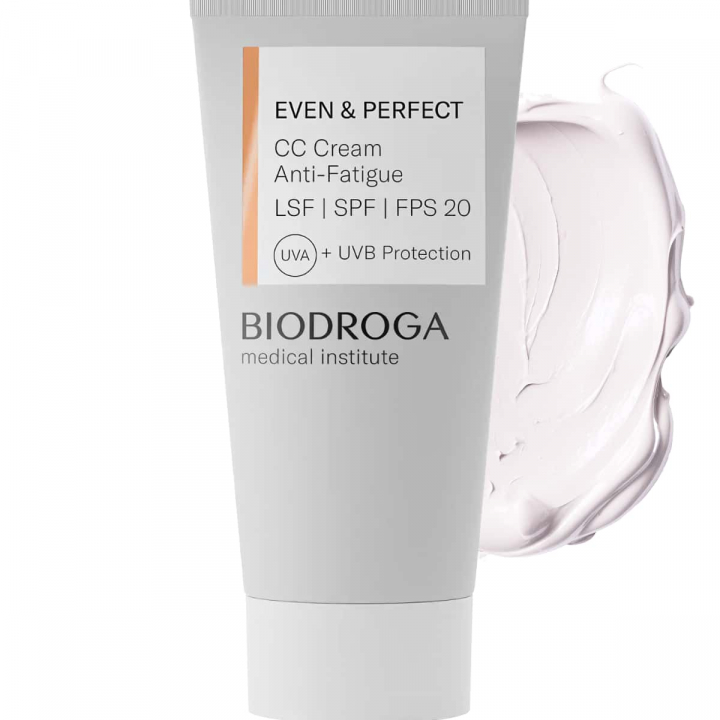 Biodroga-Even-Perfect-CC-Cream-SPF-20 | Revitalizing for tired skin | Vitamins E and C