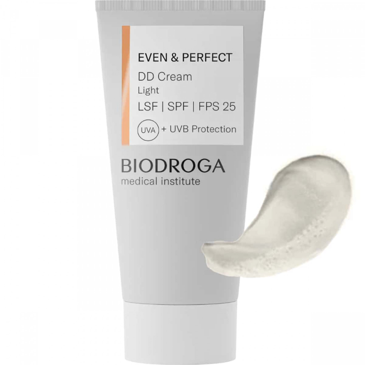 Buy Biodroga Even & Perfect DD Cream SPF 25 Light | Protection, Hydration, Flawless Skin Tone Biodroga Even & Perfect DD Cream SPF 25 Light | Moisturizing, Skin Tone-Adapting, UV Protection