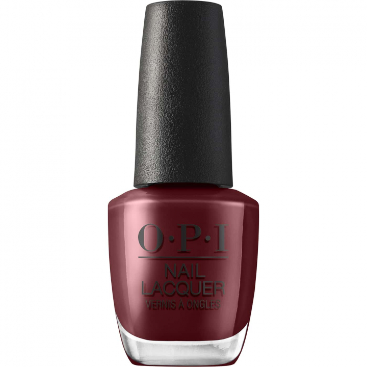 Deep wine red elegance with gloss and evening drama opi most requested vampire state building nail polish in deep wine red with rich burgundy tone and glossy cream finish