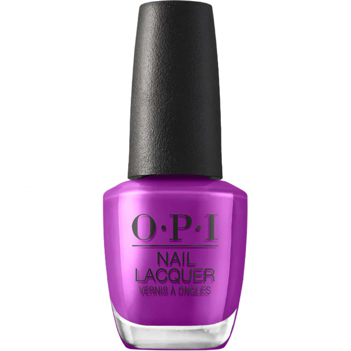 opi trip to the brite side ultra violet daze purple nail polish with vivid violet tone and glossy finish