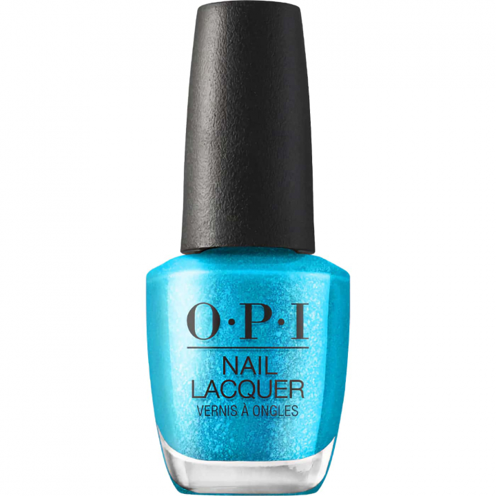 opi trip to the brite side sky blue''s the limit turquoise blue nail polish with shimmering glossy finish