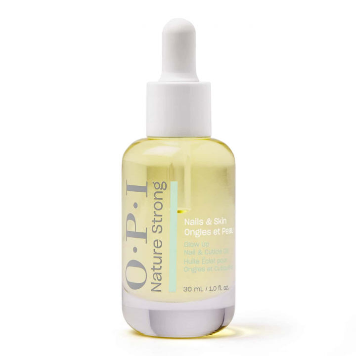 OPI Nature Strong Glow up Nail & Cuticle Oil 30 ml nail oil with dropper for cuticles and nail care