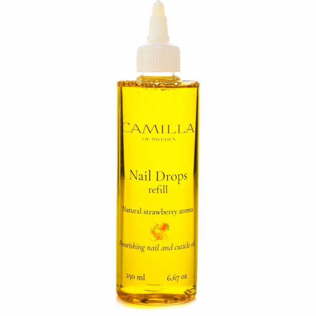 Camilla of Sweden Nail Drops Nail Oil 250ml -Refill- Strawberry