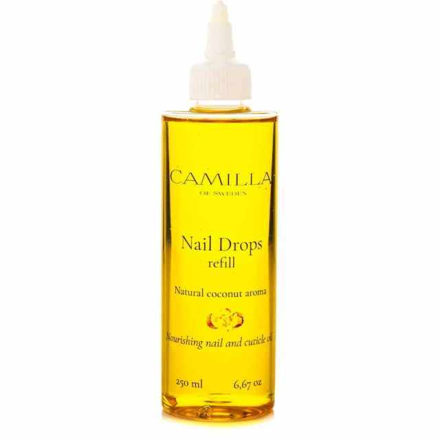 Camilla of Sweden Nail Drops Nail Oil 250ml -Refill- Coconut