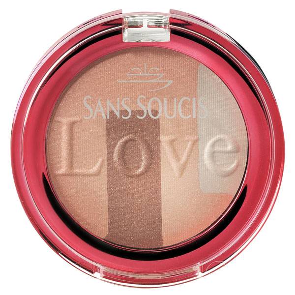 Sans Soucis Ögonskugga Trio Nr:10 Lovley Apricot