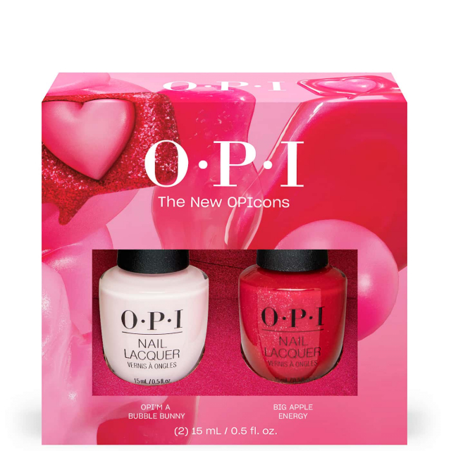 OPI Duo Nail Polish Bubble Bunny & Big Apple Energy 2 x 15 ml