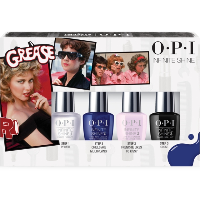 OPI Grease Infinite Shine 4-pack Minis