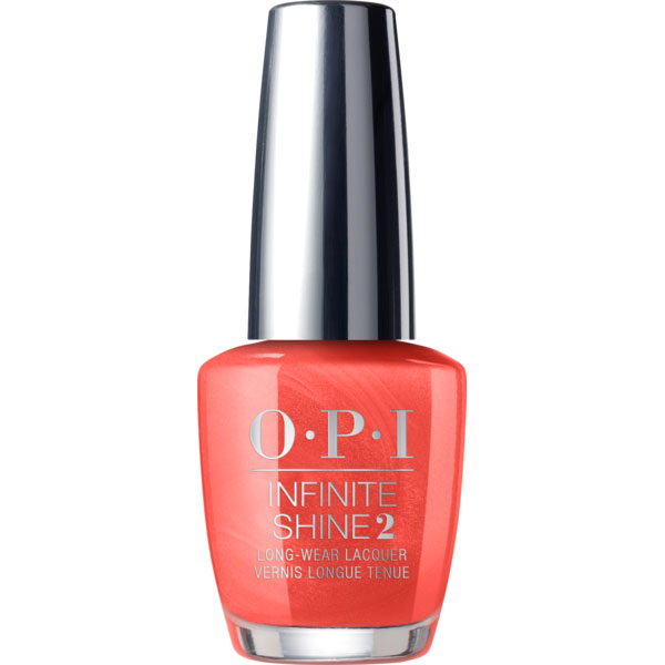 OPI Infinite Shine Fan Faves Hong Kong Sunrise
