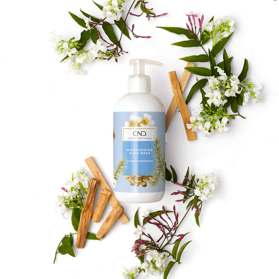 CND Scentsations Moisturizing Hand Wash Jasmine & Cedarwood 390 ml