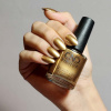 Sparkling Gold Nail Polish - Warm Tone, Perfect for Parties
