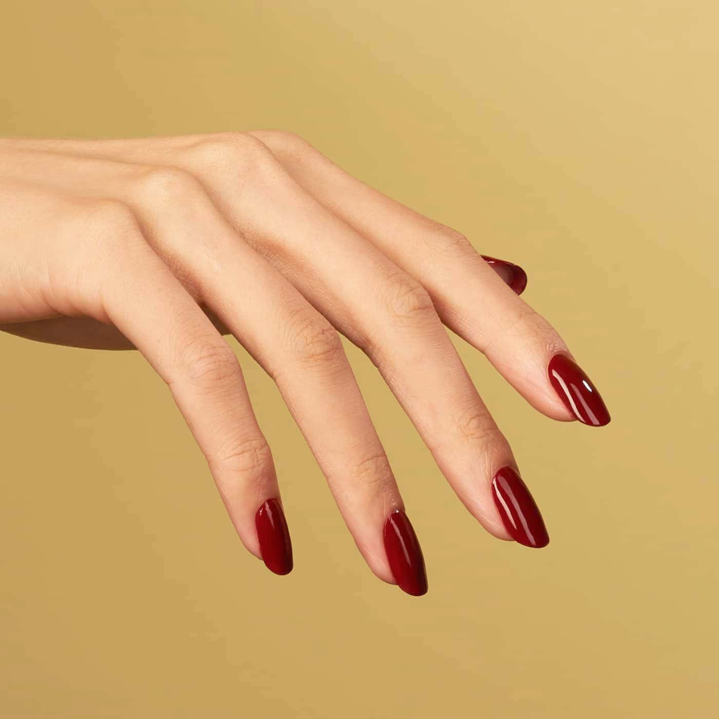 CND Vinylux Take Root No. 473 – Deep beet red with creamy finish for an elegant, earthy look