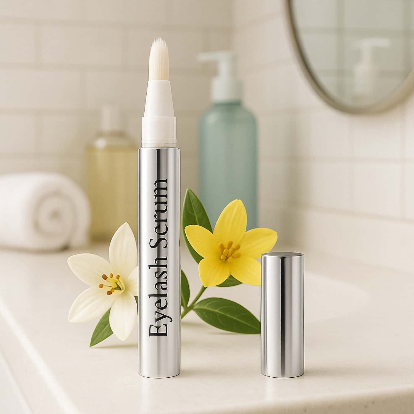 Camilla of Sweden Eyelash Serum | Strengthens lash roots with argan & jojoba | Vegan care for visibly longer lashes