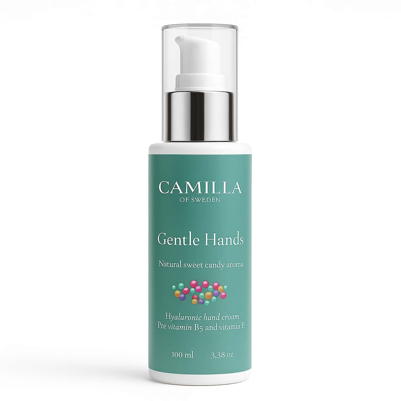 Camilla of Sweden Gentle Hands – Sweet Candy nourishing hand cream for dry hands with hyaluronic acid