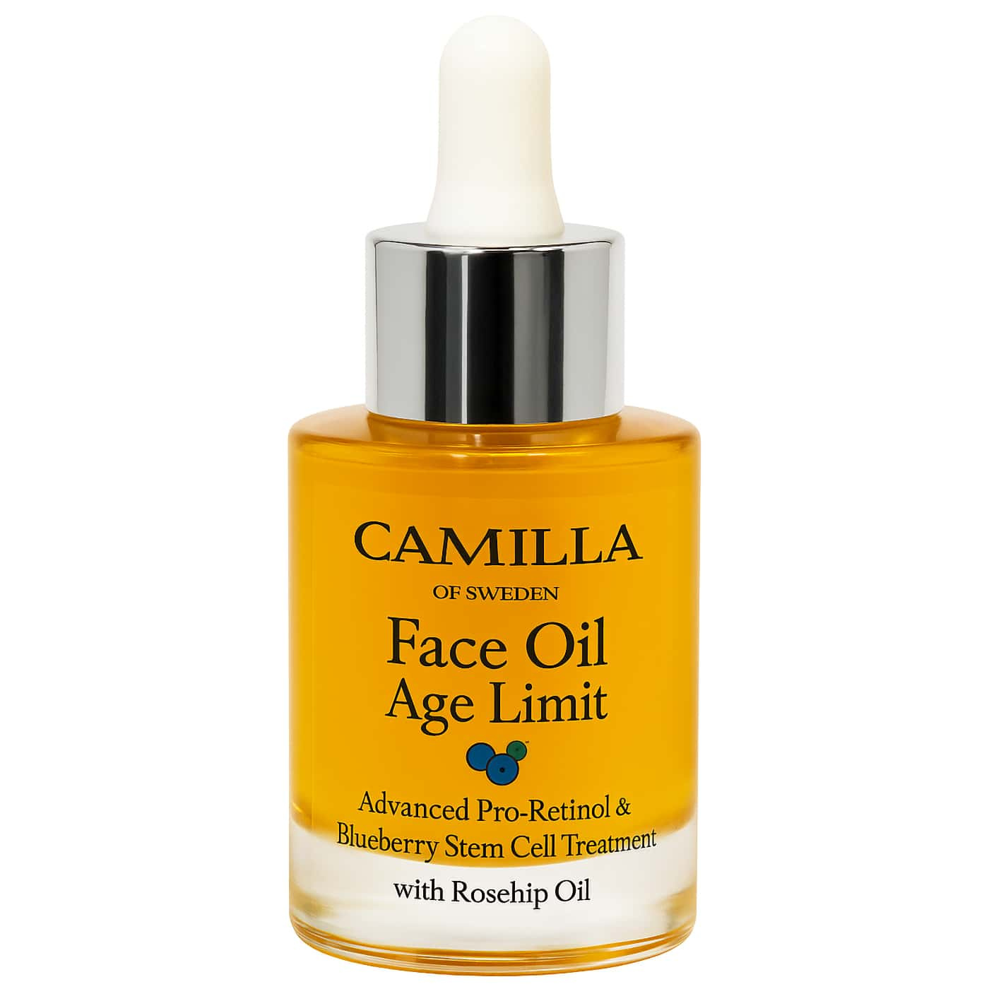 Camilla of Sweden Face Oil Age Limit facial oil with retinol | anti-aging, blueberry stem cells and rosehip seed oil