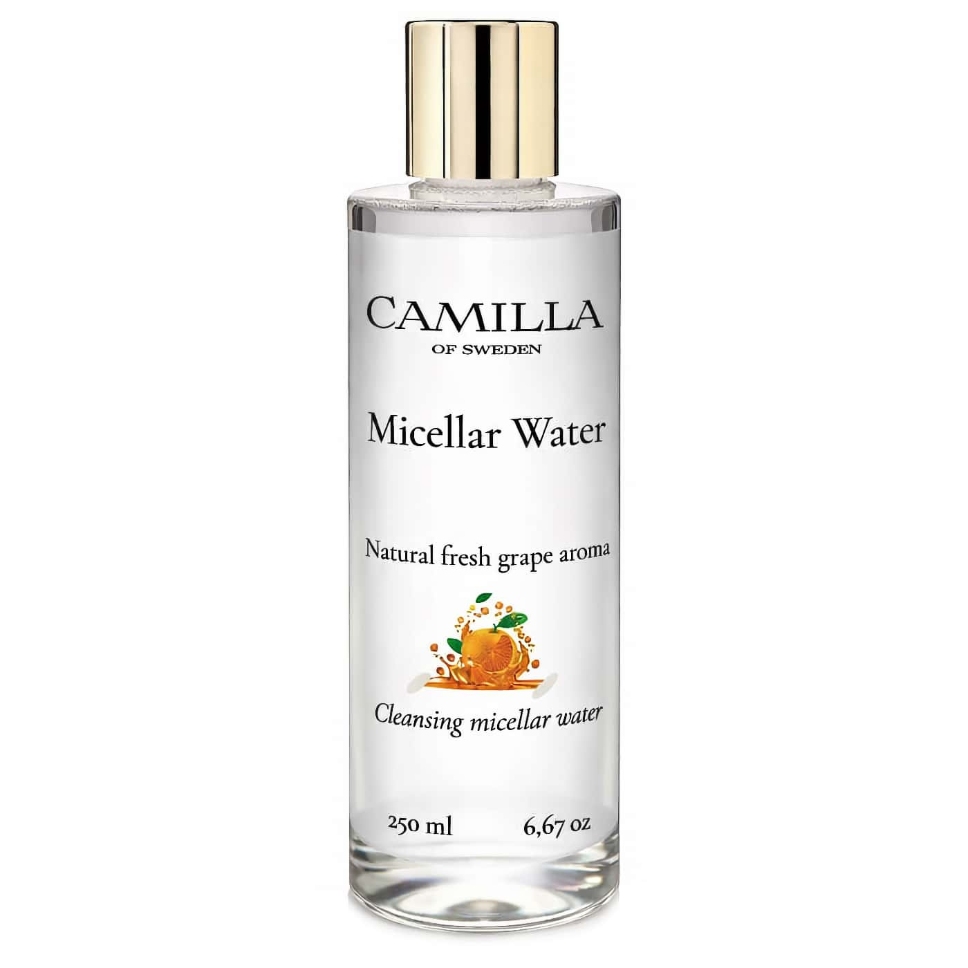 Camilla of Sweden Micellar Water Fresh Grape – micellar water that gently cleanses and removes makeup