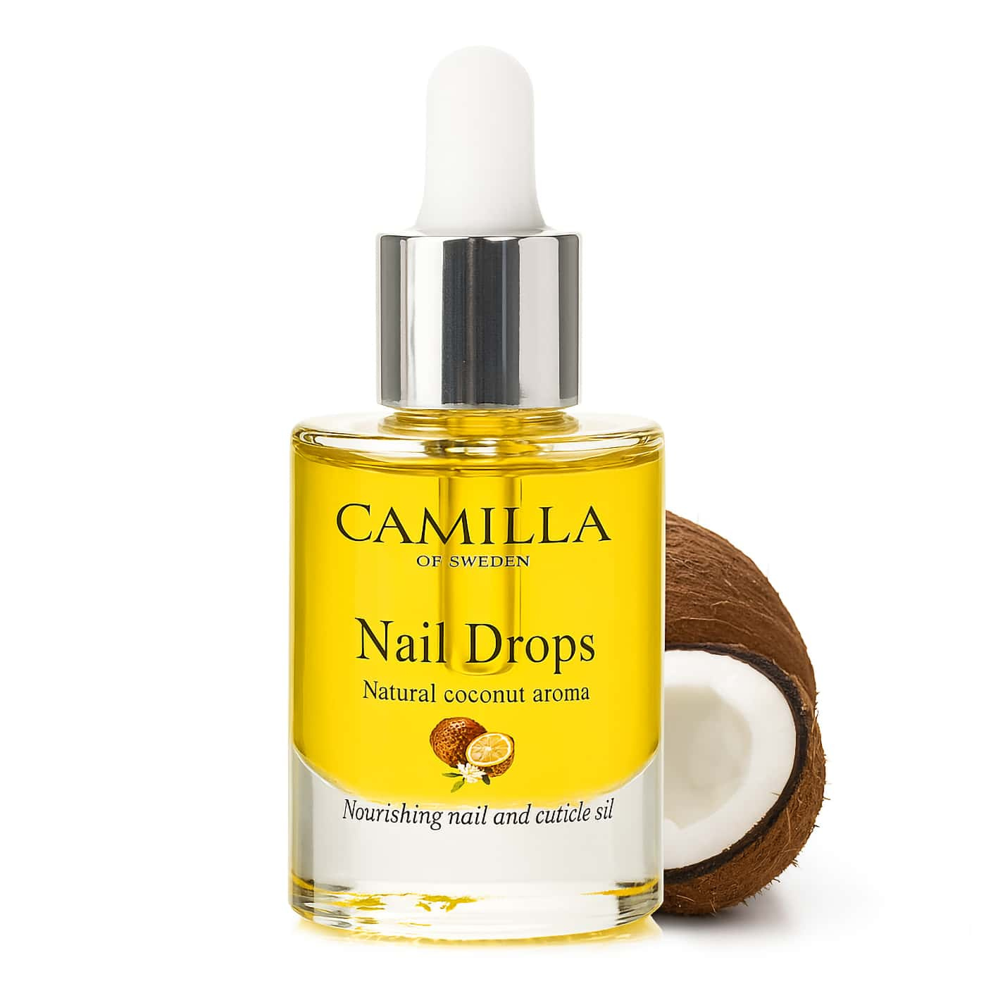 Camilla of Sweden Nail Drops – Natural coconut nail oil | Strengthens nails | Softens cuticles | Vegan care