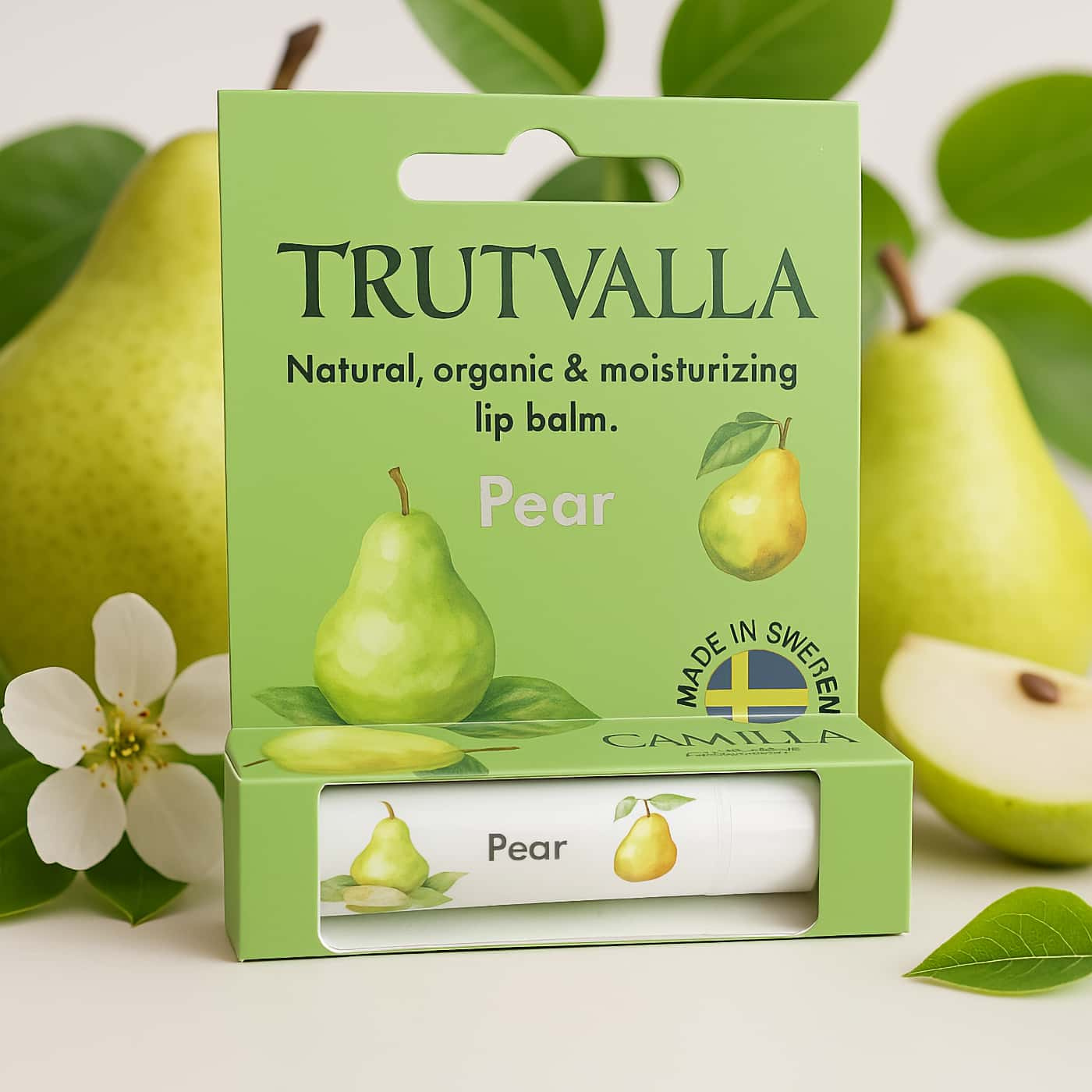 Camilla-of-Sweden-Trutvalla-Lip-Balm-Pear-Natural-Organic-Moisturizing-Fruity-Scent-Nourishing-Lipcare