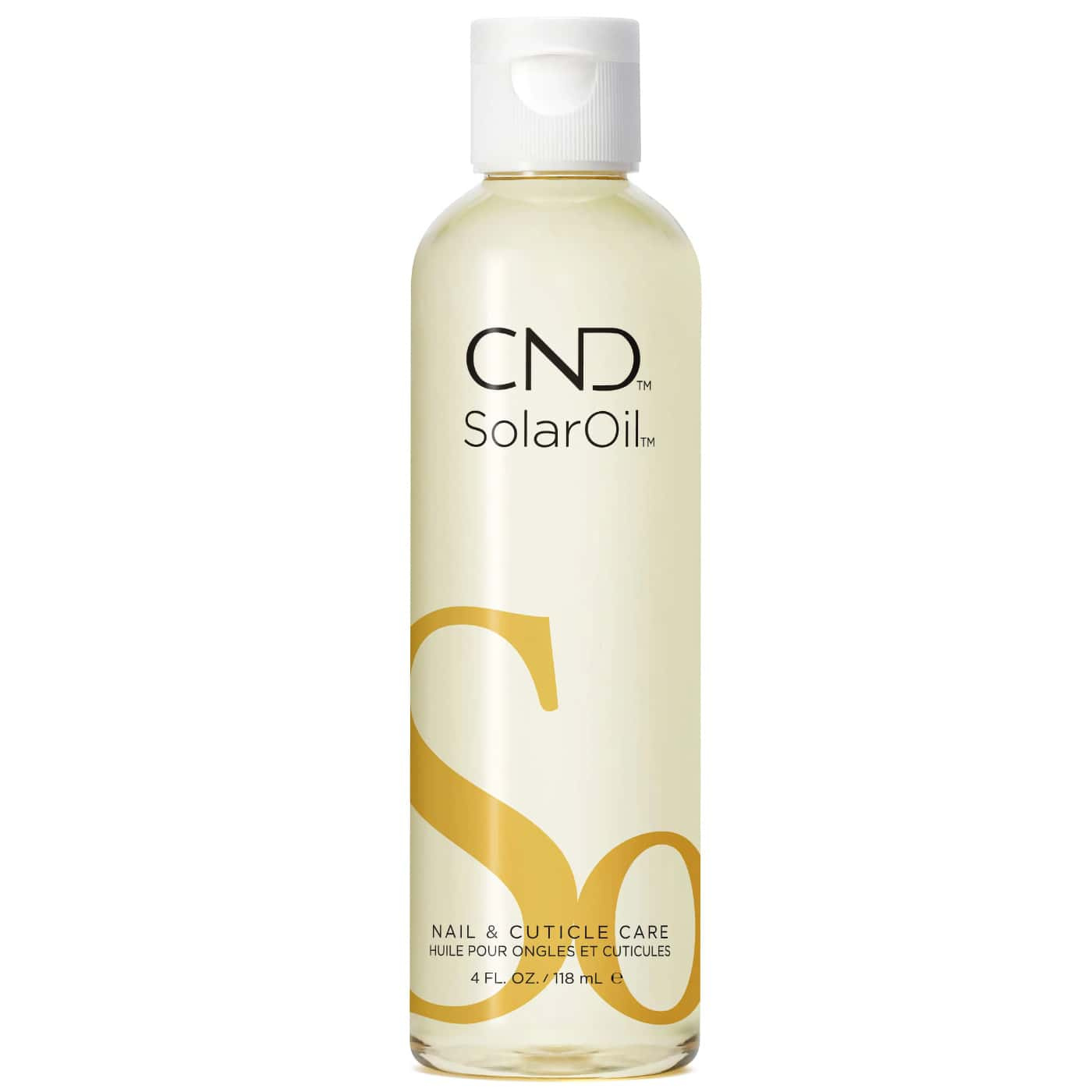 CND SolarOil 118 ml nail oil - fruity scent - hydrates and strengthens nails and cuticles - ideal for salon use