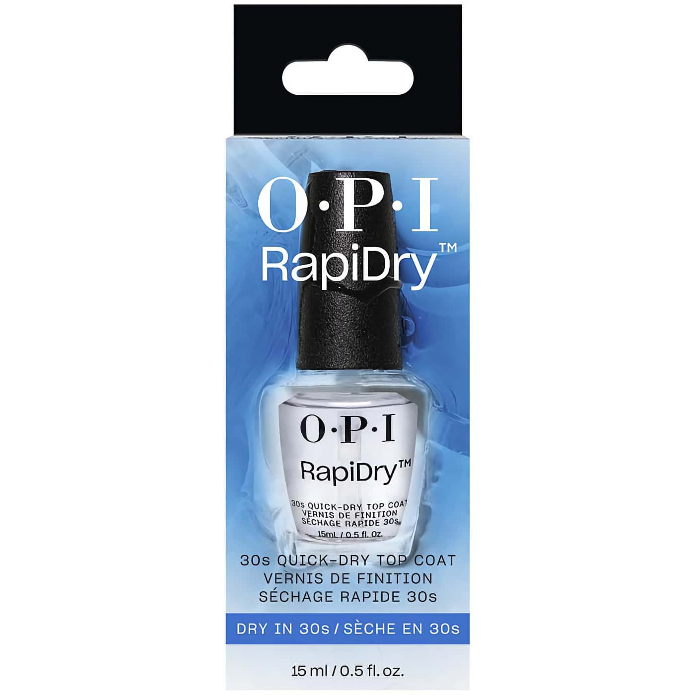 OPI Rapidry Top Coat – quick-drying top coat for shine and durability – perfect for busy schedules