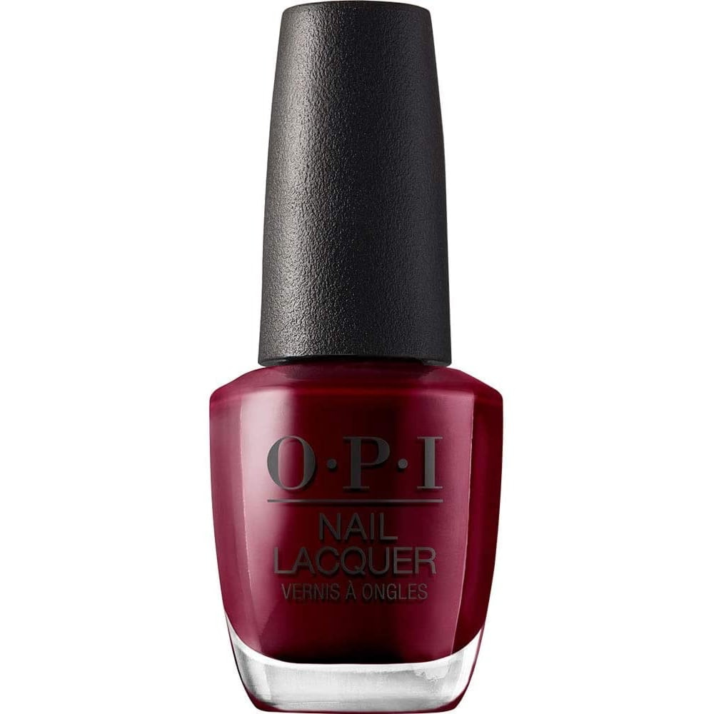 OPI Malaga Wine - deep wine-red shade offering a refined look for formal occasions