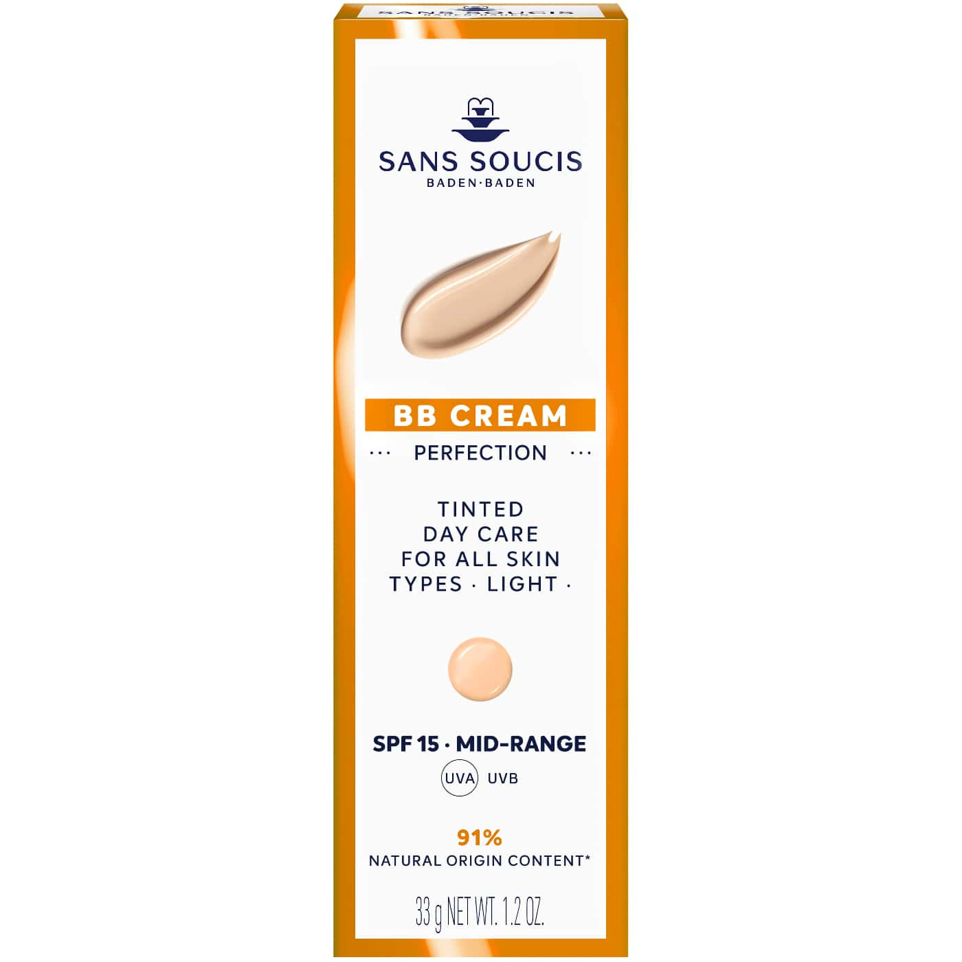 Sans Soucis BB Cream SPF 15 Light – hydrating tinted day cream with SPF 15 for fair skin