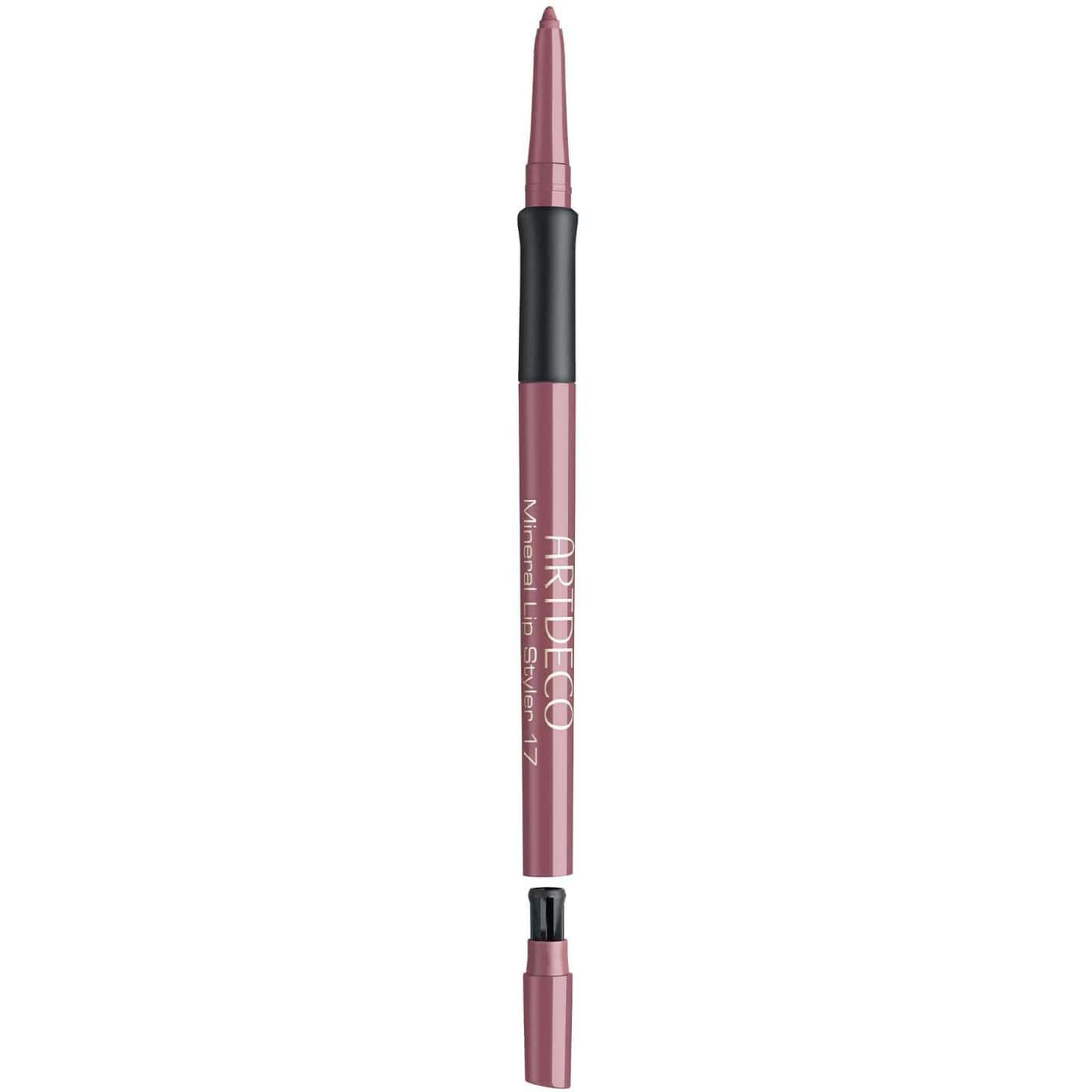 Artdeco Mineral Lip Styler No. 17 Vintage Nude – Nude lip liner with soft rosy undertones for defined and fuller lips