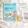 CND Keratin Nail Repair Treatment nail care kit CND Keratin Nail Repair Treatment – nail care kit with SolarOil and RescueRxx for dry, brittle nails