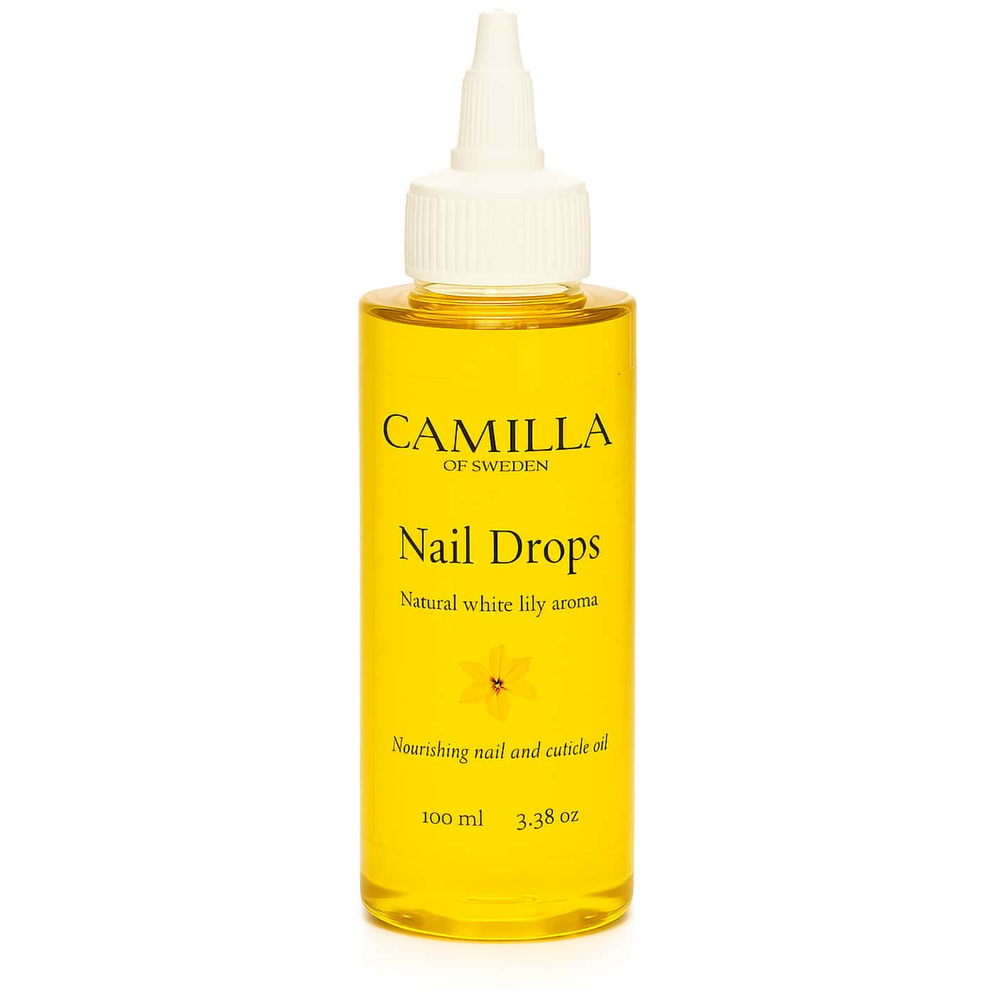 Camilla of Sweden White Lily Refill – Natural nail oil | 100 ml refill | Vegan | For dry cuticles and brittle nails