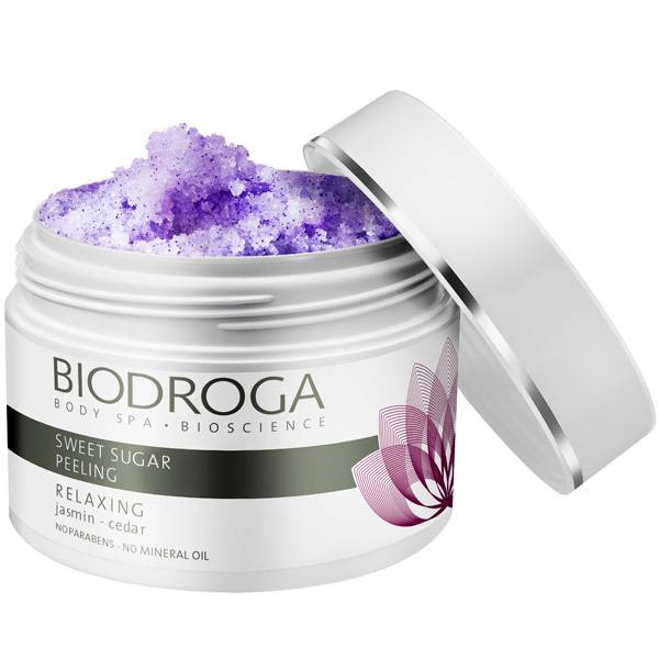 Biodroga Sweet Sugar Peeling Relaxing Jasmin - Ceder