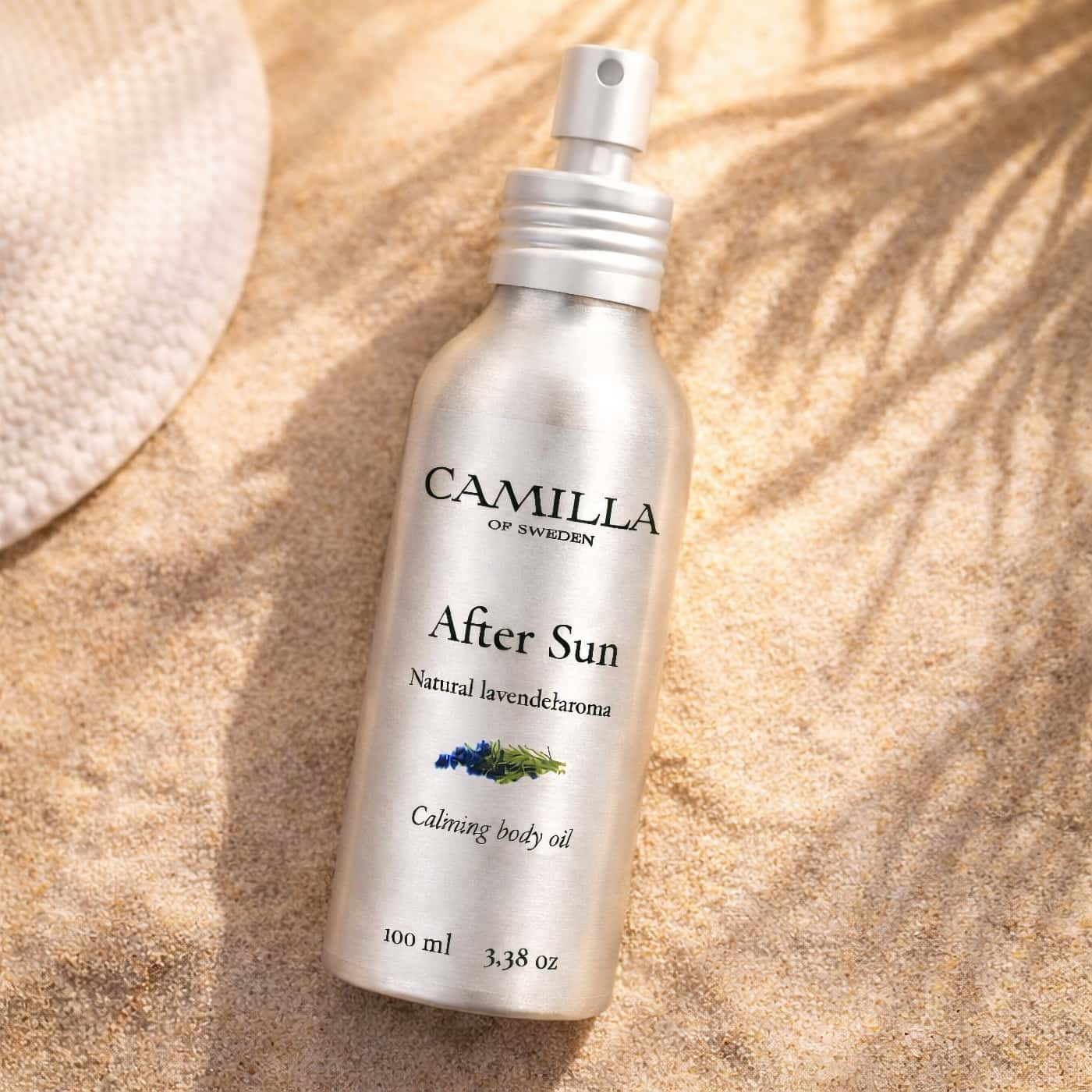 Camilla Of Sweden After Sun body oil with lavender and jojoba oil for skin after sun exposure