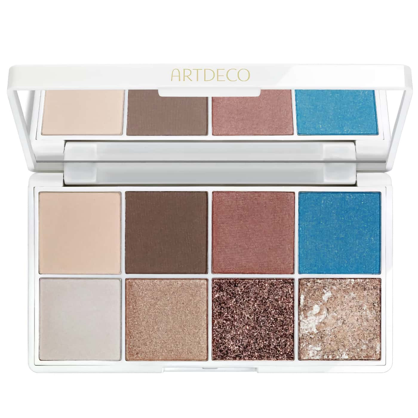 Artdeco Eyelights Palette Look of the Season | 8 eyeshadow shades | Matte | Shimmer | Blue | Rose tones